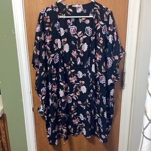 Maurices Sheer Short Sleeved Cardigan Large